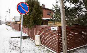 Laurų gatvė, vaizdo kamera ir daželis