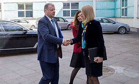 Saulius Skvernelis susitiko su mokyklų vadovais