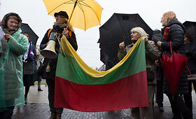 Protestas prie&scaron; Kauno ir Kauno rajono sujungimą