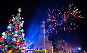 Naujųjų metų 2020 sutikimas Kauno rotu&scaron;ėje