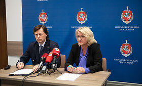 Spaudos koferencija apie ikiteisminį tyrimą dėl Alytuje, padangų perdirbimo įmonėje kilusio didžiulio gaisro
