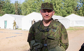 Parengtojo rezervo karių pratybos Kazlų Rūdos poligone