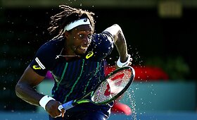 &bdquo;Miami Open&ldquo; ketvirtfinalis: Kei Nishikoris prie&scaron; Gaelį Monfilsą