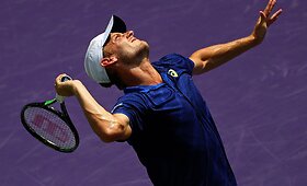 &bdquo;Miami Open&ldquo; pusfinalis: Novakas Džokovičius &ndash; Davidas Goffinas
