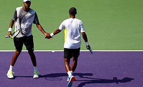 &bdquo;Miami Open&ldquo; dvejetų finalas: Nicolasas Mahut ir Pierre'as-Huguesas Herbertas &ndash; Rajeevas Ramas ir Ravenas Klaasenas