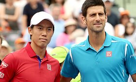 &bdquo;Miami Open&ldquo; finalas: Novakas Džokovičius &ndash; Kei Nishikoris