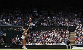 Angelique'a Kerber antrą kartą žais Vimbldono pusfinalyje