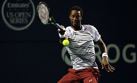 Gaelis Monfilsas &bdquo;Rogers Cup&ldquo; ketvirtfinalyje nugalėjo Milo&scaron;ą Raoničių