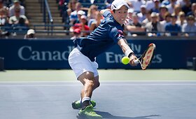 Kei Nishikoris &bdquo;Rogers Cup&ldquo; pusfinalyje patiesė Staną Wawrinką