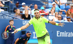 Juanui Martinui del Potro įskaityta pergalė prie&scaron; Dominicą Thiemą