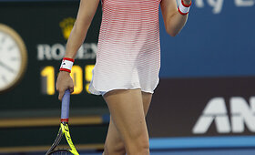 Eugenie Bouchard pergalė prie&scaron; Aleksandrą Krunič &bdquo;Australian Open&ldquo;