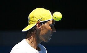 Rafaelio Nadalio treniruotė Melburne