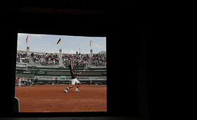 Antrasis &bdquo;Roland Garros&ldquo; etapas: Kei Nishikoris &ndash; Andrejus Kuznecovas
