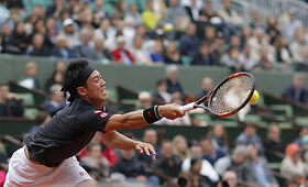 Ketvirtasis &bdquo;Roland Garros&ldquo; etapas: Kei Nishikoris &ndash; Richardas Gasquet
