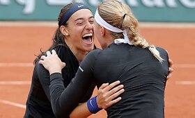 Caroline Garcios ir Kristinos Mladenovič triumfas &bdquo;Roland Garros&ldquo; varžybose