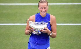 Įspūdingas sugrįžimas: Petra Kvitova i&scaron;kovojo titulą Birmingame