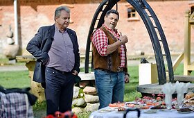 Laidos &bdquo;I&scaron;&scaron;ŪKIS kaime&ldquo; filmavimas