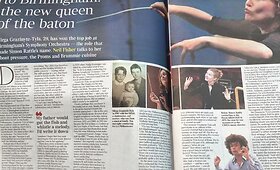 Mirga Gražinytė-Tyla laikra&scaron;čio &bdquo;The Times&ldquo; tituliniame puslapyje