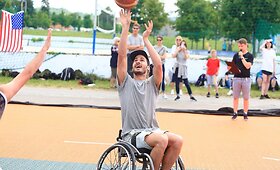 Socialinės programos &bdquo;Krep&scaron;inio galia&ldquo; trečiojo sezono uždarymo &scaron;ventėje &ndash;&nbsp;ir Kazickų &scaron;eima