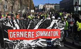 &bdquo;Geltonųjų liemenių&ldquo; protestai Prancūzijoje vasario 23 d.