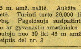 Pažinčių skelbimai i&scaron; tarpukario Lietuvos laikra&scaron;čių