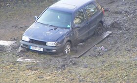 Golfas įstrigo prie vaikų darželio (nuotraukos, video) galerija