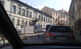 Užupyje vykstantis kelio remontas trukdė vairuotojams ir kėlė pykčius
