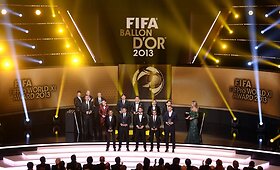 FIFA &bdquo;Auksinio kamuolio&ldquo; įteikimo ceremonija Ciuriche