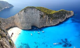 Įstabusis Navagio paplūdimys