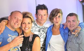 Žymiausias belgijos lenktyninkas Steve'as Vanbellingenas linksminosi Simonos Banditos vakarėlyje