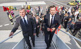 Pirmasis &bdquo;Air Lituanica&ldquo; skrydis &ndash; į Briuselį