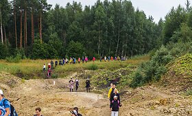 Lietus nei&scaron;gąsdino &ndash; tūkstančiai žygeivių grožėjosi lietuvi&scaron;kuoju Marsu