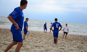 Pajūryje karaliavo paplūdimio futbolas