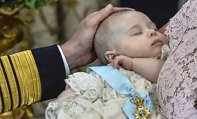 &Scaron;vedijos princesės Madeleine ir Christopherio O'Neillo dukros krik&scaron;tynos