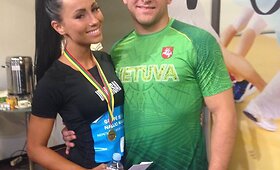 Greta Lebedeva ir Aleksandras Kazakevičius mini draugystės metines
