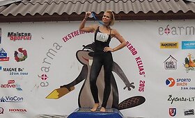 Jolanta Leonavičiūtė dalyvavo bėgime per pelkę &bdquo;Bebro kelias 2015&ldquo;