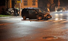 Avarija Kaune Utenos g. P. Dovydaičio g. sankriža