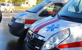 Panevėžyje susidūrė &bdquo;Volkswagen Touareg&ldquo; ir &bdquo;Yamaha&ldquo; motociklas