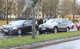 Panevėžyje - keturių automobilių susidūrimas