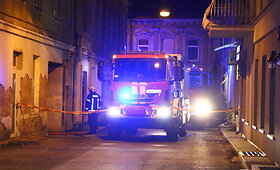 Panevėžio centre liepsnojo apleistas automobilis