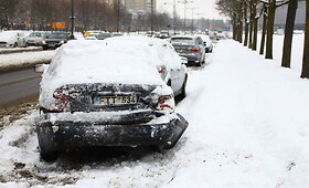Panevėžyje BMW į eilę sustūmė tris automobilius