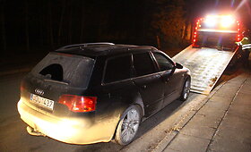Smilgiuose sulaikytas sunkiai apgirtęs &bdquo;Audi&ldquo; vairuotojas