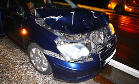 Panevėžio rajone &bdquo;Toyota&ldquo; susidūrė su į kelią i&scaron;bėgusiu elniu