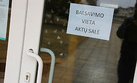 Panevėžio rajono gyventojai balsuoja antrame rinkimų ture