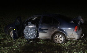 I&scaron;vežamas įvykio vietoje paliktas &bdquo;Volkswagen&ldquo; automobilis