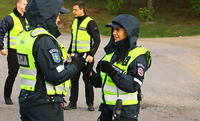 Vairuotojų blaivumo patikrinimas Truskavoje