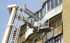 Panevėžyje sudegė butas bendrabutyje
