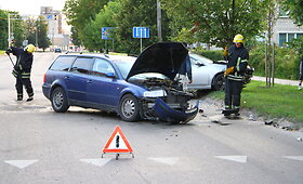 Panevėžyje susidūrė &bdquo;Honda&ldquo; ir &bdquo;Volkswagen&ldquo;