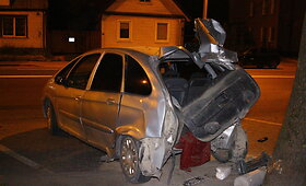 Panevėžyje &bdquo;Audi&ldquo; vairuotojas suknežino &bdquo;Citroen&ldquo; ir spruko