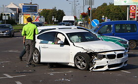 Panevėžyje &ndash; &bdquo;Citroen&ldquo; ir BMW susidūrimas